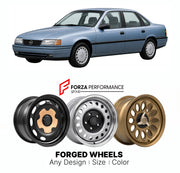 CUSTOM CLASSIC VINTAGE RESTOMOD RETRO OLD SCHOOL FORGED WHEELS RIMS for OPEL VECTRA A 1988 - 1995

Custom forged wheels for Opel Vectra A 1988 - 1995. Classic, vintage, restomod wheel designs made to order in custom sizes, offsets, colors and finishes.

We manufacture premium quality forged wheels rims for Opel Vectra A 1988 - 1995 in any design, size, color.

THIS WHEEL DESIGN CAN BE CUSTOM-MADE FOR YOUR CAR IN ANY SIZE AND COLOR OPTIONS
Available in monoblock, 2-piece, 3-piece, duoblock, beadlock
3D wheel