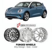 Custom forged wheels for Ora GWM Ballet Cat 2022+. Made-to-order monoblock, 2-piece and 3-piece wheels in custom sizes, offsets, colors and finishes with guaranteed vehicle fitment.

We manufacture premium quality forged wheels rims for Ora GWM Ballet Cat 2022+ in any design, size, color.

THIS WHEEL DESIGN CAN BE CUSTOM-MADE FOR YOUR CAR IN ANY SIZE AND COLOR OPTIONS
Available in monoblock, 2-piece, 3-piece, duoblock, beadlock
3D wheel renderings are provided according to the exact dimensions and specifica