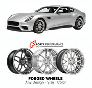 FORGED WHEELS RIMS for PANOZ AVEZZANO 2017+

Custom forged wheels for Panoz Avezzano 2017+. Made-to-order monoblock, 2-piece and 3-piece rims in custom sizes, offsets, colors and finishes with guaranteed fitment.

We manufacture premium quality forged wheels rims for Panoz Avezzano 2017+ in any design, size, color.

THIS WHEEL DESIGN CAN BE CUSTOM-MADE FOR YOUR CAR IN ANY SIZE AND COLOR OPTIONS
Available in monoblock, 2-piece, 3-piece, duoblock, beadlock
3D wheel renderings are provided according to the exa