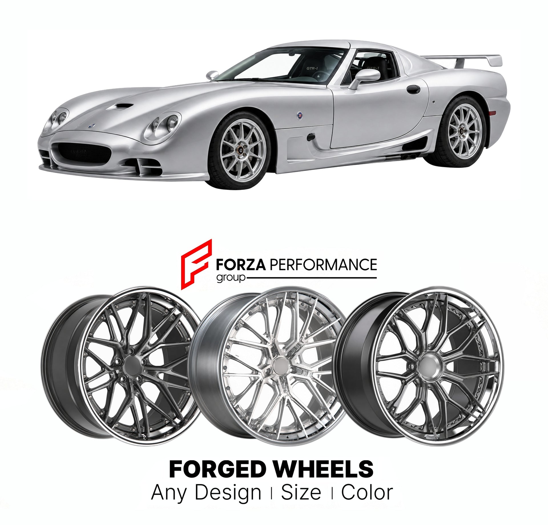 FORGED WHEELS RIMS for PANOZ ESPERANTE GTR-1 ROAD-GOING HOMOLOGATION VERSION 1997 - 1997

Custom forged wheels for Panoz Esperante GTR-1 Road-Going Homologation Version 1997 - 1997. Made-to-order monoblock, 2-piece and 3-piece rims in custom sizes, offsets, colors and finishes with guaranteed fitment.

We manufacture premium quality forged wheels rims for Panoz Esperante GTR-1 Road-Going Homologation Version 1997 - 1997 in any design, size, color.

THIS WHEEL DESIGN CAN BE CUSTOM-MADE FOR YOUR CAR IN ANY SI