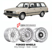 CUSTOM CLASSIC VINTAGE RESTOMOD RETRO OLD SCHOOL FORGED WHEELS RIMS for PEUGEOT 305 BREAK 1980 - 1989

Custom forged wheels for Peugeot 305 Break 1980 - 1989. Classic, vintage, restomod wheel designs made to order in custom sizes, offsets, colors and finishes.

We manufacture premium quality forged wheels rims for Peugeot 305 Break 1980 - 1989 in any design, size, color.

THIS WHEEL DESIGN CAN BE CUSTOM-MADE FOR YOUR CAR IN ANY SIZE AND COLOR OPTIONS
Available in monoblock, 2-piece, 3-piece, duoblock, beadl