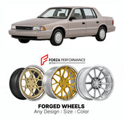 FORGED WHEELS RIMS for PLYMOUTH ACCLAIM BASE AA-BODY 1990 - 1995

Custom forged wheels for Plymouth Acclaim Base AA-Body 1990 - 1995. Made-to-order monoblock, 2-piece and 3-piece rims in custom sizes, offsets, colors and finishes with guaranteed fitment.

We manufacture premium quality forged wheels rims for Plymouth Acclaim Base AA-Body 1990 - 1995 in any design, size, color.

THIS WHEEL DESIGN CAN BE CUSTOM-MADE FOR YOUR CAR IN ANY SIZE AND COLOR OPTIONS
Available in monoblock, 2-piece, 3-piece, duoblock,