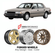 FORGED WHEELS RIMS for PLYMOUTH ACCLAIM LE AA-BODY 1990 - 1995

Custom forged wheels for Plymouth Acclaim LE AA-Body 1990 - 1995. Made-to-order monoblock, 2-piece and 3-piece rims in custom sizes, offsets, colors and finishes with guaranteed fitment.

We manufacture premium quality forged wheels rims for Plymouth Acclaim LE AA-Body 1990 - 1995 in any design, size, color.

THIS WHEEL DESIGN CAN BE CUSTOM-MADE FOR YOUR CAR IN ANY SIZE AND COLOR OPTIONS
Available in monoblock, 2-piece, 3-piece, duoblock, beadl