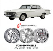 CUSTOM CLASSIC VINTAGE RESTOMOD RETRO OLD SCHOOL FORGED WHEELS RIMS for PLYMOUTH FURY 426 STREET WEDGE 1962 - 1964
Custom forged wheels for classic American muscle cars. Ideal for restomod builds, vintage restorations, and show cars. Deep dish and retro styling available.

We manufacture premium quality forged wheels rims for Plymouth Fury 426 Street Wedge 1962 - 1964 in any design, size, color.

THIS WHEEL DESIGN CAN BE CUSTOM-MADE FOR YOUR CAR IN ANY SIZE AND COLOR OPTIONS
Available in monoblock, 2-piece,