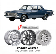 CUSTOM CLASSIC VINTAGE RESTOMOD RETRO OLD SCHOOL FORGED WHEELS RIMS for PLYMOUTH FURY III 1962 - 1964
Custom forged wheels for classic American muscle cars. Ideal for restomod builds, vintage restorations, and show cars. Deep dish and retro styling available.

We manufacture premium quality forged wheels rims for Plymouth Fury III 1962 - 1964 in any design, size, color.

THIS WHEEL DESIGN CAN BE CUSTOM-MADE FOR YOUR CAR IN ANY SIZE AND COLOR OPTIONS
Available in monoblock, 2-piece, 3-piece, duoblock, beadlo