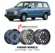 FORGED WHEELS RIMS for PLYMOUTH GRAND VOYAGER 1990 - 2000

Custom forged wheels for Plymouth Grand Voyager 1990 - 2000. Made-to-order monoblock, 2-piece and 3-piece rims in custom sizes, offsets, colors and finishes with guaranteed fitment.

We manufacture premium quality forged wheels rims for Plymouth Grand Voyager 1990 - 2000 in any design, size, color.

THIS WHEEL DESIGN CAN BE CUSTOM-MADE FOR YOUR CAR IN ANY SIZE AND COLOR OPTIONS
Available in monoblock, 2-piece, 3-piece, duoblock, beadlock
3D wheel re