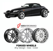 FORGED WHEELS RIMS for PLYMOUTH PROWLER BLACK TIE EDITION 1997 - 2001

Custom forged wheels for Plymouth Prowler Black Tie Edition 1997 - 2001. Made-to-order monoblock, 2-piece and 3-piece rims in custom sizes, offsets, colors and finishes with guaranteed fitment.

We manufacture premium quality forged wheels rims for Plymouth Prowler Black Tie Edition 1997 - 2001 in any design, size, color.

THIS WHEEL DESIGN CAN BE CUSTOM-MADE FOR YOUR CAR IN ANY SIZE AND COLOR OPTIONS
Available in monoblock, 2-piece, 3-p
