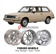 CUSTOM CLASSIC VINTAGE RESTOMOD RETRO OLD SCHOOL FORGED WHEELS RIMS for PONTIAC 1000 1984 - 1985
Custom forged wheels for classic American muscle cars. Ideal for restomod builds, vintage restorations, and show cars. Deep dish and retro styling available.

We manufacture premium quality forged wheels rims for Pontiac 1000 1984 - 1985 in any design, size, color.

THIS WHEEL DESIGN CAN BE CUSTOM-MADE FOR YOUR CAR IN ANY SIZE AND COLOR OPTIONS
Available in monoblock, 2-piece, 3-piece, duoblock, beadlock
3D whee