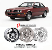 CUSTOM CLASSIC VINTAGE RESTOMOD RETRO OLD SCHOOL FORGED WHEELS RIMS for PONTIAC 2000 SUNBIRD 1983 - 1984
Custom forged wheels for classic American muscle cars. Ideal for restomod builds, vintage restorations, and show cars. Deep dish and retro styling available.

We manufacture premium quality forged wheels rims for Pontiac 2000 Sunbird 1983 - 1984 in any design, size, color.

THIS WHEEL DESIGN CAN BE CUSTOM-MADE FOR YOUR CAR IN ANY SIZE AND COLOR OPTIONS
Available in monoblock, 2-piece, 3-piece, duoblock, 