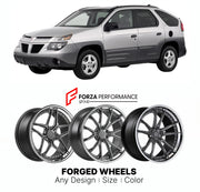 FORGED WHEELS RIMS for PONTIAC AZTEK GT 2001 - 2005

Custom forged wheels for Pontiac Aztek GT 2001 - 2005. Made-to-order monoblock, 2-piece and 3-piece rims in custom sizes, offsets, colors and finishes with guaranteed fitment.

We manufacture premium quality forged wheels rims for Pontiac Aztek GT 2001 - 2005 in any design, size, color.

THIS WHEEL DESIGN CAN BE CUSTOM-MADE FOR YOUR CAR IN ANY SIZE AND COLOR OPTIONS
Available in monoblock, 2-piece, 3-piece, duoblock, beadlock
3D wheel renderings are provi