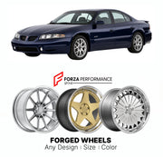FORGED WHEELS RIMS for PONTIAC BONNEVILLE GXP 1992 - 2005

Custom forged wheels for Pontiac Bonneville GXP 1992 - 2005. Made-to-order monoblock, 2-piece and 3-piece rims in custom sizes, offsets, colors and finishes with guaranteed fitment.

We manufacture premium quality forged wheels rims for Pontiac Bonneville GXP 1992 - 2005 in any design, size, color.

THIS WHEEL DESIGN CAN BE CUSTOM-MADE FOR YOUR CAR IN ANY SIZE AND COLOR OPTIONS
Available in monoblock, 2-piece, 3-piece, duoblock, beadlock
3D wheel re