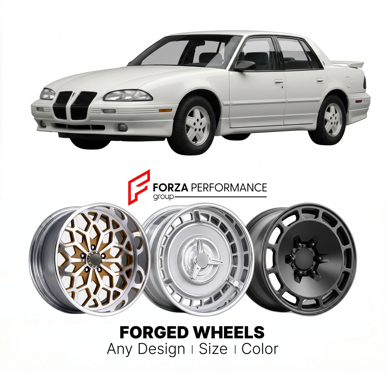 CUSTOM CLASSIC VINTAGE RESTOMOD RETRO OLD SCHOOL FORGED WHEELS RIMS for PONTIAC BONNEVILLE SSE 1984 - 1986
Custom forged wheels for classic American muscle cars. Ideal for restomod builds, vintage restorations, and show cars. Deep dish and retro styling available.

We manufacture premium quality forged wheels rims for Pontiac Bonneville SSE 1984 - 1986 in any design, size, color.

THIS WHEEL DESIGN CAN BE CUSTOM-MADE FOR YOUR CAR IN ANY SIZE AND COLOR OPTIONS
Available in monoblock, 2-piece, 3-piece, duoblo