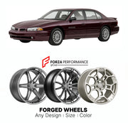 FORGED WHEELS RIMS for PONTIAC BONNEVILLE SSEI SUPERCHARGED H-BODY 1992 - 2003

Custom forged wheels for Pontiac Bonneville SSEi Supercharged H-Body 1992 - 2003. Made-to-order monoblock, 2-piece and 3-piece rims in custom sizes, offsets, colors and finishes with guaranteed fitment.

We manufacture premium quality forged wheels rims for Pontiac Bonneville SSEi Supercharged H-Body 1992 - 2003 in any design, size, color.

THIS WHEEL DESIGN CAN BE CUSTOM-MADE FOR YOUR CAR IN ANY SIZE AND COLOR OPTIONS
Available