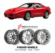 FORGED WHEELS RIMS for PONTIAC FIREBIRD TRANS AM 1993 - 2002

Custom forged wheels for Pontiac Firebird Trans Am 1993 - 2002. Made-to-order monoblock, 2-piece and 3-piece rims in custom sizes, offsets, colors and finishes with guaranteed fitment.

We manufacture premium quality forged wheels rims for Pontiac Firebird Trans Am 1993 - 2002 in any design, size, color.

THIS WHEEL DESIGN CAN BE CUSTOM-MADE FOR YOUR CAR IN ANY SIZE AND COLOR OPTIONS
Available in monoblock, 2-piece, 3-piece, duoblock, beadlock
3D