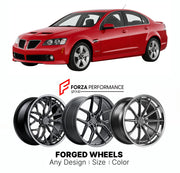 FORGED WHEELS RIMS for PONTIAC G8 GT 2008 - 2009

Custom forged wheels for Pontiac G8 GT 2008 - 2009. Made-to-order monoblock, 2-piece and 3-piece rims in custom sizes, offsets, colors and finishes with guaranteed fitment.

We manufacture premium quality forged wheels rims for Pontiac G8 GT 2008 - 2009 in any design, size, color.

THIS WHEEL DESIGN CAN BE CUSTOM-MADE FOR YOUR CAR IN ANY SIZE AND COLOR OPTIONS
Available in monoblock, 2-piece, 3-piece, duoblock, beadlock
3D wheel renderings are provided accor