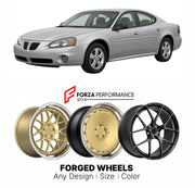 FORGED WHEELS RIMS for PONTIAC GRAND PRIX 2004 - 2008

Custom forged wheels for Pontiac Grand Prix 2004 - 2008. Made-to-order monoblock, 2-piece and 3-piece rims in custom sizes, offsets, colors and finishes with guaranteed fitment.

We manufacture premium quality forged wheels rims for Pontiac Grand Prix 2004 - 2008 in any design, size, color.

THIS WHEEL DESIGN CAN BE CUSTOM-MADE FOR YOUR CAR IN ANY SIZE AND COLOR OPTIONS
Available in monoblock, 2-piece, 3-piece, duoblock, beadlock
3D wheel renderings are