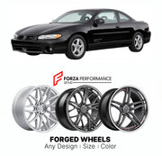 FORGED WHEELS RIMS for PONTIAC GRAND PRIX GTP SUPERCHARGED W-BODY 1997 - 2005

Custom forged wheels for Pontiac Grand Prix GTP Supercharged W-Body 1997 - 2005. Made-to-order monoblock, 2-piece and 3-piece rims in custom sizes, offsets, colors and finishes with guaranteed fitment.

We manufacture premium quality forged wheels rims for Pontiac Grand Prix GTP Supercharged W-Body 1997 - 2005 in any design, size, color.

THIS WHEEL DESIGN CAN BE CUSTOM-MADE FOR YOUR CAR IN ANY SIZE AND COLOR OPTIONS
Available in