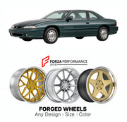FORGED WHEELS RIMS for PONTIAC GRAND PRIX SE W-BODY 1990 - 2008

Custom forged wheels for Pontiac Grand Prix SE W-Body 1990 - 2008. Made-to-order monoblock, 2-piece and 3-piece rims in custom sizes, offsets, colors and finishes with guaranteed fitment.

We manufacture premium quality forged wheels rims for Pontiac Grand Prix SE W-Body 1990 - 2008 in any design, size, color.

THIS WHEEL DESIGN CAN BE CUSTOM-MADE FOR YOUR CAR IN ANY SIZE AND COLOR OPTIONS
Available in monoblock, 2-piece, 3-piece, duoblock, be