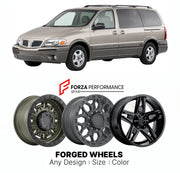 FORGED WHEELS RIMS for PONTIAC MONTANA SV6 2005 - 2009

Custom forged wheels for Pontiac Montana SV6 2005 - 2009. Made-to-order monoblock, 2-piece and 3-piece rims in custom sizes, offsets, colors and finishes with guaranteed fitment.

We manufacture premium quality forged wheels rims for Pontiac Montana SV6 2005 - 2009 in any design, size, color.

THIS WHEEL DESIGN CAN BE CUSTOM-MADE FOR YOUR CAR IN ANY SIZE AND COLOR OPTIONS
Available in monoblock, 2-piece, 3-piece, duoblock, beadlock
3D wheel renderings 