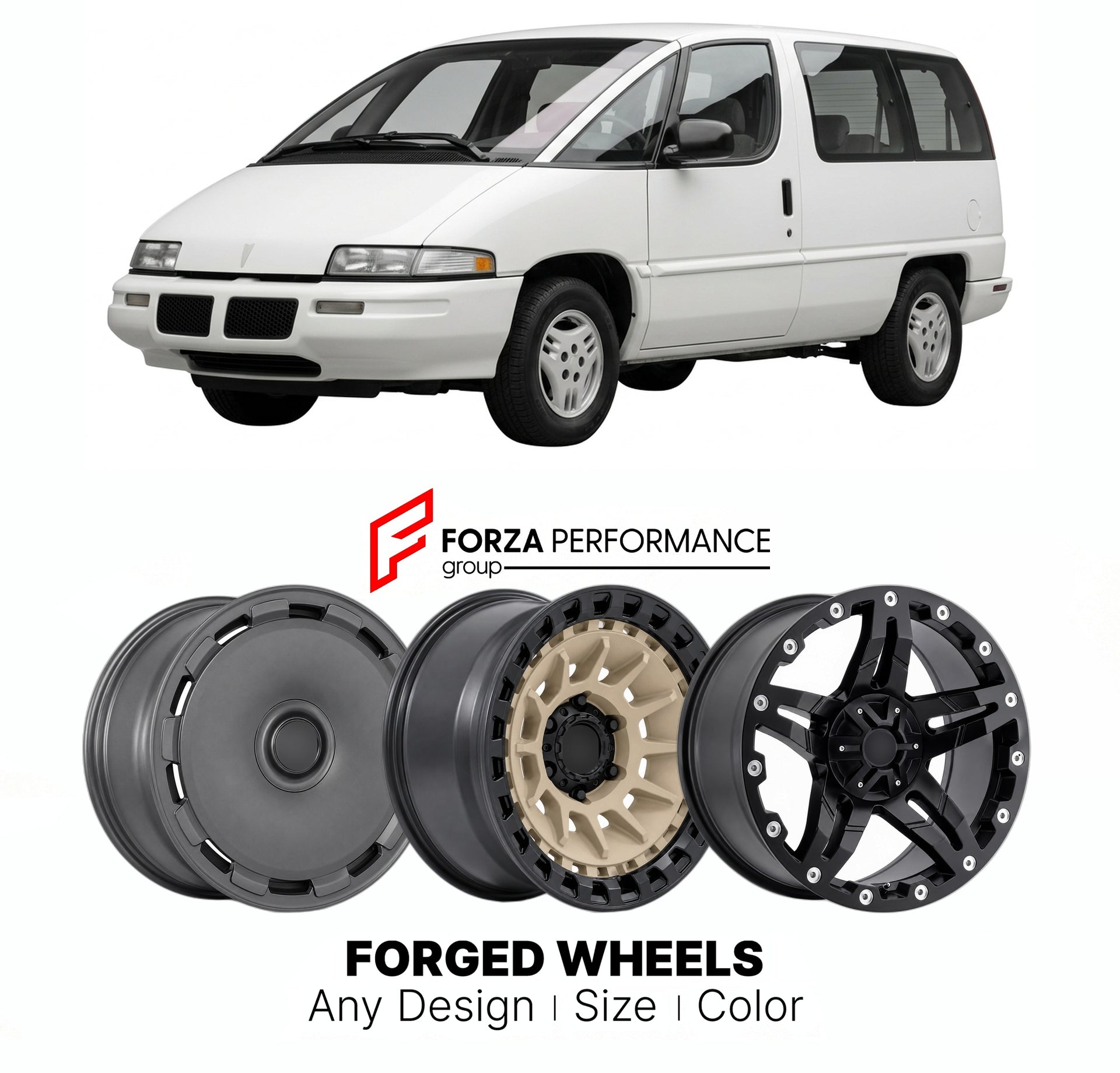 FORGED WHEELS RIMS for PONTIAC TRANS SPORT 1990 - 1999

Custom forged wheels for Pontiac Trans Sport 1990 - 1999. Made-to-order monoblock, 2-piece and 3-piece rims in custom sizes, offsets, colors and finishes with guaranteed fitment.

We manufacture premium quality forged wheels rims for Pontiac Trans Sport 1990 - 1999 in any design, size, color.

THIS WHEEL DESIGN CAN BE CUSTOM-MADE FOR YOUR CAR IN ANY SIZE AND COLOR OPTIONS
Available in monoblock, 2-piece, 3-piece, duoblock, beadlock
3D wheel renderings 