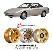 CUSTOM CLASSIC VINTAGE RESTOMOD RETRO OLD SCHOOL FORGED WHEELS RIMS for QUANTUM 2+2 1985 - 1991

Custom forged wheels for Quantum 2+2 1985 - 1991. Classic, vintage, restomod wheel designs made to order in custom sizes, offsets, colors and finishes.

We manufacture premium quality forged wheels rims for Quantum 2+2 1985 - 1991 in any design, size, color.

THIS WHEEL DESIGN CAN BE CUSTOM-MADE FOR YOUR CAR IN ANY SIZE AND COLOR OPTIONS
Available in monoblock, 2-piece, 3-piece, duoblock, beadlock
3D wheel rende