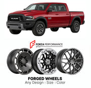 FORGED WHEELS RIMS for RAM 1500 REBEL 2009 - 2018

Custom forged wheels for Ram 1500 Rebel 2009 - 2018. Made-to-order monoblock, 2-piece and 3-piece rims in custom sizes, offsets, colors and finishes with guaranteed fitment.

We manufacture premium quality forged wheels rims for Ram 1500 Rebel 2009 - 2018 in any design, size, color.

THIS WHEEL DESIGN CAN BE CUSTOM-MADE FOR YOUR CAR IN ANY SIZE AND COLOR OPTIONS
Available in monoblock, 2-piece, 3-piece, duoblock, beadlock
3D wheel renderings are provided ac