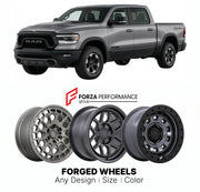 FORGED WHEELS RIMS for RAM 1500 REBEL 2017 - 2024

Custom forged wheels for Ram 1500 Rebel 2017 - 2024. Made-to-order monoblock, 2-piece and 3-piece rims in custom sizes, offsets, colors and finishes with guaranteed fitment.

We manufacture premium quality forged wheels rims for Ram 1500 Rebel 2017 - 2024 in any design, size, color.

THIS WHEEL DESIGN CAN BE CUSTOM-MADE FOR YOUR CAR IN ANY SIZE AND COLOR OPTIONS
Available in monoblock, 2-piece, 3-piece, duoblock, beadlock
3D wheel renderings are provided ac