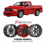 FORGED WHEELS RIMS for RAM 1500 SRT-10 DODGE 2002 - 2008

Custom forged wheels for Ram 1500 SRT-10 Dodge 2002 - 2008. Made-to-order monoblock, 2-piece and 3-piece rims in custom sizes, offsets, colors and finishes with guaranteed fitment.

We manufacture premium quality forged wheels rims for Ram 1500 SRT-10 Dodge 2002 - 2008 in any design, size, color.

THIS WHEEL DESIGN CAN BE CUSTOM-MADE FOR YOUR CAR IN ANY SIZE AND COLOR OPTIONS
Available in monoblock, 2-piece, 3-piece, duoblock, beadlock
3D wheel rende