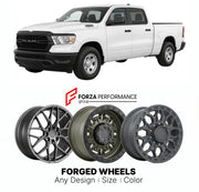 FORGED WHEELS RIMS for RAM 1500 TRADESMAN 2019+

Custom forged wheels for Ram 1500 Tradesman 2019+. Made-to-order monoblock, 2-piece and 3-piece rims in custom sizes, offsets, colors and finishes with guaranteed fitment.

We manufacture premium quality forged wheels rims for Ram 1500 Tradesman 2019+ in any design, size, color.

THIS WHEEL DESIGN CAN BE CUSTOM-MADE FOR YOUR CAR IN ANY SIZE AND COLOR OPTIONS
Available in monoblock, 2-piece, 3-piece, duoblock, beadlock
3D wheel renderings are provided accordin