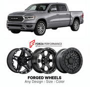 FORGED WHEELS RIMS for RAM 1500 TUNGSTEN 2019+

Custom forged wheels for Ram 1500 Tungsten 2019+. Made-to-order monoblock, 2-piece and 3-piece rims in custom sizes, offsets, colors and finishes with guaranteed fitment.

We manufacture premium quality forged wheels rims for Ram 1500 Tungsten 2019+ in any design, size, color.

THIS WHEEL DESIGN CAN BE CUSTOM-MADE FOR YOUR CAR IN ANY SIZE AND COLOR OPTIONS
Available in monoblock, 2-piece, 3-piece, duoblock, beadlock
3D wheel renderings are provided according t