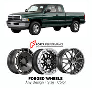 FORGED WHEELS RIMS for RAM 2500 LARAMIE 1994+

Custom forged wheels for Ram 2500 Laramie 1994+. Made-to-order monoblock, 2-piece and 3-piece rims in custom sizes, offsets, colors and finishes with guaranteed fitment.

We manufacture premium quality forged wheels rims for Ram 2500 Laramie 1994+ in any design, size, color.

THIS WHEEL DESIGN CAN BE CUSTOM-MADE FOR YOUR CAR IN ANY SIZE AND COLOR OPTIONS
Available in monoblock, 2-piece, 3-piece, duoblock, beadlock
3D wheel renderings are provided according to t