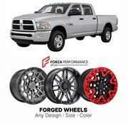 FORGED WHEELS RIMS for RAM 3500 2010 - 2018

Custom forged wheels for Ram 3500 2010 - 2018. Made-to-order monoblock, 2-piece and 3-piece rims in custom sizes, offsets, colors and finishes with guaranteed fitment.

We manufacture premium quality forged wheels rims for Ram 3500 2010 - 2018 in any design, size, color.

THIS WHEEL DESIGN CAN BE CUSTOM-MADE FOR YOUR CAR IN ANY SIZE AND COLOR OPTIONS
Available in monoblock, 2-piece, 3-piece, duoblock, beadlock
3D wheel renderings are provided according to the exa