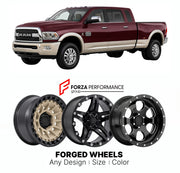 FORGED WHEELS RIMS for RAM 3500 LONGHORN 1994+

Custom forged wheels for Ram 3500 Longhorn 1994+. Made-to-order monoblock, 2-piece and 3-piece rims in custom sizes, offsets, colors and finishes with guaranteed fitment.

We manufacture premium quality forged wheels rims for Ram 3500 Longhorn 1994+ in any design, size, color.

THIS WHEEL DESIGN CAN BE CUSTOM-MADE FOR YOUR CAR IN ANY SIZE AND COLOR OPTIONS
Available in monoblock, 2-piece, 3-piece, duoblock, beadlock
3D wheel renderings are provided according t