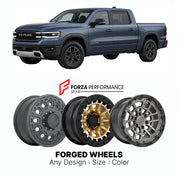 FORGED WHEELS RIMS for RAM DAKOTA CONFIRMED MIDSIZE PICKUP REVIVAL 2028+

Custom forged wheels for Ram Dakota Confirmed Midsize Pickup Revival 2028+. Made-to-order monoblock, 2-piece and 3-piece rims in custom sizes, offsets, colors and finishes with guaranteed fitment.

We manufacture premium quality forged wheels rims for Ram Dakota Confirmed Midsize Pickup Revival 2028+ in any design, size, color.

THIS WHEEL DESIGN CAN BE CUSTOM-MADE FOR YOUR CAR IN ANY SIZE AND COLOR OPTIONS
Available in monoblock, 2-p
