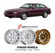 CUSTOM CLASSIC VINTAGE RESTOMOD RETRO OLD SCHOOL FORGED WHEELS RIMS for RELIANT SCIMITAR SST SABRE 1990 - 1995

Custom forged wheels for Reliant Scimitar SST Sabre 1990 - 1995. Classic, vintage, restomod wheel designs made to order in custom sizes, offsets, colors and finishes.

We manufacture premium quality forged wheels rims for Reliant Scimitar SST Sabre 1990 - 1995 in any design, size, color.

THIS WHEEL DESIGN CAN BE CUSTOM-MADE FOR YOUR CAR IN ANY SIZE AND COLOR OPTIONS
Available in monoblock, 2-piec