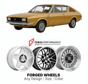 CUSTOM CLASSIC VINTAGE RESTOMOD RETRO OLD SCHOOL FORGED WHEELS RIMS for RENAULT 15 17 1971 - 1979

Custom forged wheels for Renault 15 17 1971 - 1979. Classic, vintage, restomod wheel designs made to order in custom sizes, offsets, colors and finishes.

We manufacture premium quality forged wheels rims for Renault 15 17 1971 - 1979 in any design, size, color.

THIS WHEEL DESIGN CAN BE CUSTOM-MADE FOR YOUR CAR IN ANY SIZE AND COLOR OPTIONS
Available in monoblock, 2-piece, 3-piece, duoblock, beadlock
3D wheel