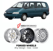 CUSTOM CLASSIC VINTAGE RESTOMOD RETRO OLD SCHOOL FORGED WHEELS RIMS for RENAULT ESPACE MK 3 1996 - 2002

Custom forged wheels for Renault Espace MK 3 1996 - 2002. Classic, vintage, restomod wheel designs made to order in custom sizes, offsets, colors and finishes.

We manufacture premium quality forged wheels rims for Renault Espace MK 3 1996 - 2002 in any design, size, color.

THIS WHEEL DESIGN CAN BE CUSTOM-MADE FOR YOUR CAR IN ANY SIZE AND COLOR OPTIONS
Available in monoblock, 2-piece, 3-piece, duoblock,