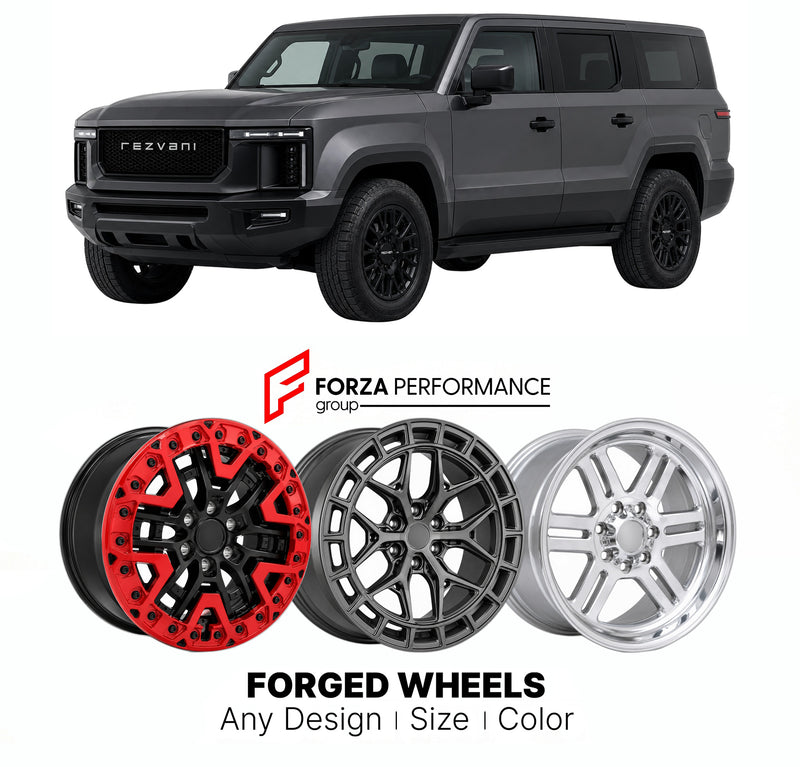 FORGED WHEELS RIMS for REZVANI ARSENAL 2024+