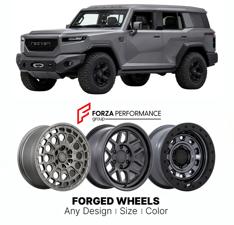 FORGED WHEELS RIMS for REZVANI VENGEANCE BASE 2022+