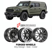 FORGED WHEELS RIMS for REZVANI VENGEANCE MILITARY EDITION 2022+

Custom forged wheels for Rezvani Vengeance Military Edition 2022+. Made-to-order monoblock, 2-piece and 3-piece rims in custom sizes, offsets, colors and finishes with guaranteed fitment.

We manufacture premium quality forged wheels rims for Rezvani Vengeance Military Edition 2022+ in any design, size, color.

THIS WHEEL DESIGN CAN BE CUSTOM-MADE FOR YOUR CAR IN ANY SIZE AND COLOR OPTIONS
Available in monoblock, 2-piece, 3-piece, duoblock, be