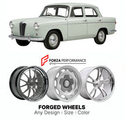 CUSTOM CLASSIC VINTAGE RESTOMOD RETRO OLD SCHOOL FORGED WHEELS RIMS for RILEY 4 68 1959 - 1961

Custom forged wheels for Riley 4 68 1959 - 1961. Classic, vintage, restomod wheel designs made to order in custom sizes, offsets, colors and finishes.

We manufacture premium quality forged wheels rims for Riley 4 68 1959 - 1961 in any design, size, color.

THIS WHEEL DESIGN CAN BE CUSTOM-MADE FOR YOUR CAR IN ANY SIZE AND COLOR OPTIONS
Available in monoblock, 2-piece, 3-piece, duoblock, beadlock
3D wheel renderin