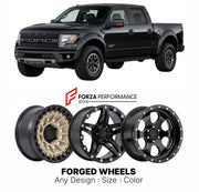 FORGED WHEELS RIMS for ROUSH F-150 RAPTOR 2010 - 2024

Custom forged wheels for Roush F-150 Raptor 2010 - 2024. Made-to-order monoblock, 2-piece and 3-piece rims in custom sizes, offsets, colors and finishes with guaranteed fitment.

We manufacture premium quality forged wheels rims for Roush F-150 Raptor 2010 - 2024 in any design, size, color.

THIS WHEEL DESIGN CAN BE CUSTOM-MADE FOR YOUR CAR IN ANY SIZE AND COLOR OPTIONS
Available in monoblock, 2-piece, 3-piece, duoblock, beadlock
3D wheel renderings are