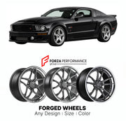 FORGED WHEELS RIMS for ROUSH MUSTANG 427R S197 SUPERCHARGED MODEL 2007 - 2009

Custom forged wheels for Roush Mustang 427R S197 Supercharged Model 2007 - 2009. Made-to-order monoblock, 2-piece and 3-piece rims in custom sizes, offsets, colors and finishes with guaranteed fitment.

We manufacture premium quality forged wheels rims for Roush Mustang 427R S197 Supercharged Model 2007 - 2009 in any design, size, color.

THIS WHEEL DESIGN CAN BE CUSTOM-MADE FOR YOUR CAR IN ANY SIZE AND COLOR OPTIONS
Available in