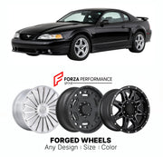 FORGED WHEELS RIMS for ROUSH MUSTANG STAGE 2 SN95 NEW EDGE S197 S550 1995+

Custom forged wheels for Roush Mustang Stage 2 SN95 New Edge S197 S550 1995+. Made-to-order monoblock, 2-piece and 3-piece rims in custom sizes, offsets, colors and finishes with guaranteed fitment.

We manufacture premium quality forged wheels rims for Roush Mustang Stage 2 SN95 New Edge S197 S550 1995+ in any design, size, color.

THIS WHEEL DESIGN CAN BE CUSTOM-MADE FOR YOUR CAR IN ANY SIZE AND COLOR OPTIONS
Available in monobloc