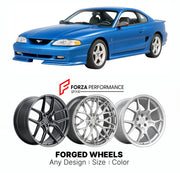 FORGED WHEELS RIMS for ROUSH STAGE 3 MUSTANG SN95 1994 - 1998

Custom forged wheels for Roush Stage 3 Mustang SN95 1994 - 1998. Made-to-order monoblock, 2-piece and 3-piece rims in custom sizes, offsets, colors and finishes with guaranteed fitment.

We manufacture premium quality forged wheels rims for Roush Stage 3 Mustang SN95 1994 - 1998 in any design, size, color.

THIS WHEEL DESIGN CAN BE CUSTOM-MADE FOR YOUR CAR IN ANY SIZE AND COLOR OPTIONS
Available in monoblock, 2-piece, 3-piece, duoblock, beadlock