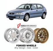 CUSTOM CLASSIC VINTAGE RESTOMOD RETRO OLD SCHOOL FORGED WHEELS RIMS for ROVER 200 R8 R3 1989 - 1999

Custom forged wheels for Rover 200 R8 R3 1989 - 1999. Classic, vintage, restomod wheel designs made to order in custom sizes, offsets, colors and finishes.

We manufacture premium quality forged wheels rims for Rover 200 R8 R3 1989 - 1999 in any design, size, color.

THIS WHEEL DESIGN CAN BE CUSTOM-MADE FOR YOUR CAR IN ANY SIZE AND COLOR OPTIONS
Available in monoblock, 2-piece, 3-piece, duoblock, beadlock
3D