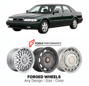 CUSTOM CLASSIC VINTAGE RESTOMOD RETRO OLD SCHOOL FORGED WHEELS RIMS for ROVER 800 R17 1991 - 1999

Custom forged wheels for Rover 800 R17 1991 - 1999. Classic, vintage, restomod wheel designs made to order in custom sizes, offsets, colors and finishes.

We manufacture premium quality forged wheels rims for Rover 800 R17 1991 - 1999 in any design, size, color.

THIS WHEEL DESIGN CAN BE CUSTOM-MADE FOR YOUR CAR IN ANY SIZE AND COLOR OPTIONS
Available in monoblock, 2-piece, 3-piece, duoblock, beadlock
3D wheel