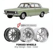 CUSTOM CLASSIC VINTAGE RESTOMOD RETRO OLD SCHOOL FORGED WHEELS RIMS for ROVER P6 2000 2200 3500 1963 - 1977

Custom forged wheels for Rover P6 2000 2200 3500 1963 - 1977. Classic, vintage, restomod wheel designs made to order in custom sizes, offsets, colors and finishes.

We manufacture premium quality forged wheels rims for Rover P6 2000 2200 3500 1963 - 1977 in any design, size, color.

THIS WHEEL DESIGN CAN BE CUSTOM-MADE FOR YOUR CAR IN ANY SIZE AND COLOR OPTIONS
Available in monoblock, 2-piece, 3-piec