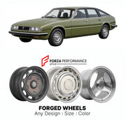CUSTOM CLASSIC VINTAGE RESTOMOD RETRO OLD SCHOOL FORGED WHEELS RIMS for ROVER SD1 1976 - 1986

Custom forged wheels for Rover SD1 1976 - 1986. Classic, vintage, restomod wheel designs made to order in custom sizes, offsets, colors and finishes.

We manufacture premium quality forged wheels rims for Rover SD1 1976 - 1986 in any design, size, color.

THIS WHEEL DESIGN CAN BE CUSTOM-MADE FOR YOUR CAR IN ANY SIZE AND COLOR OPTIONS
Available in monoblock, 2-piece, 3-piece, duoblock, beadlock
3D wheel renderings 