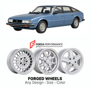 CUSTOM CLASSIC VINTAGE RESTOMOD RETRO OLD SCHOOL FORGED WHEELS RIMS for ROVER SD1 2000 2300 2600 1976 - 1986

Custom forged wheels for Rover SD1 2000 2300 2600 1976 - 1986. Classic, vintage, restomod wheel designs made to order in custom sizes, offsets, colors and finishes.

We manufacture premium quality forged wheels rims for Rover SD1 2000 2300 2600 1976 - 1986 in any design, size, color.

THIS WHEEL DESIGN CAN BE CUSTOM-MADE FOR YOUR CAR IN ANY SIZE AND COLOR OPTIONS
Available in monoblock, 2-piece, 3-p